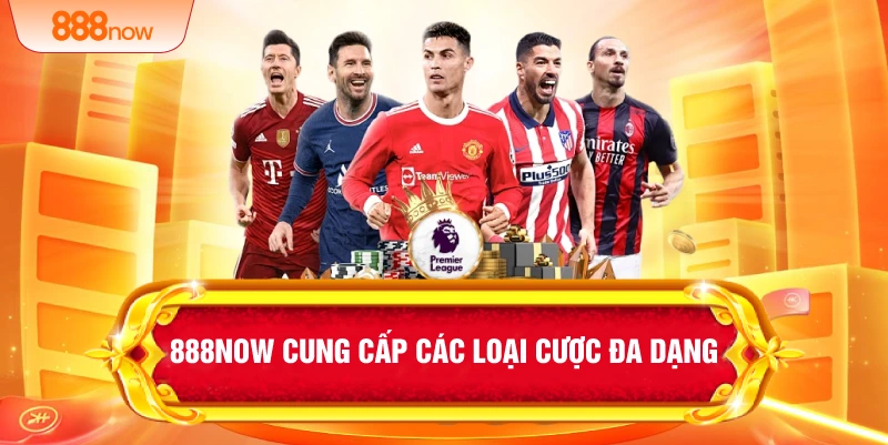 888NOW cung cấp các loại cược đa dạng